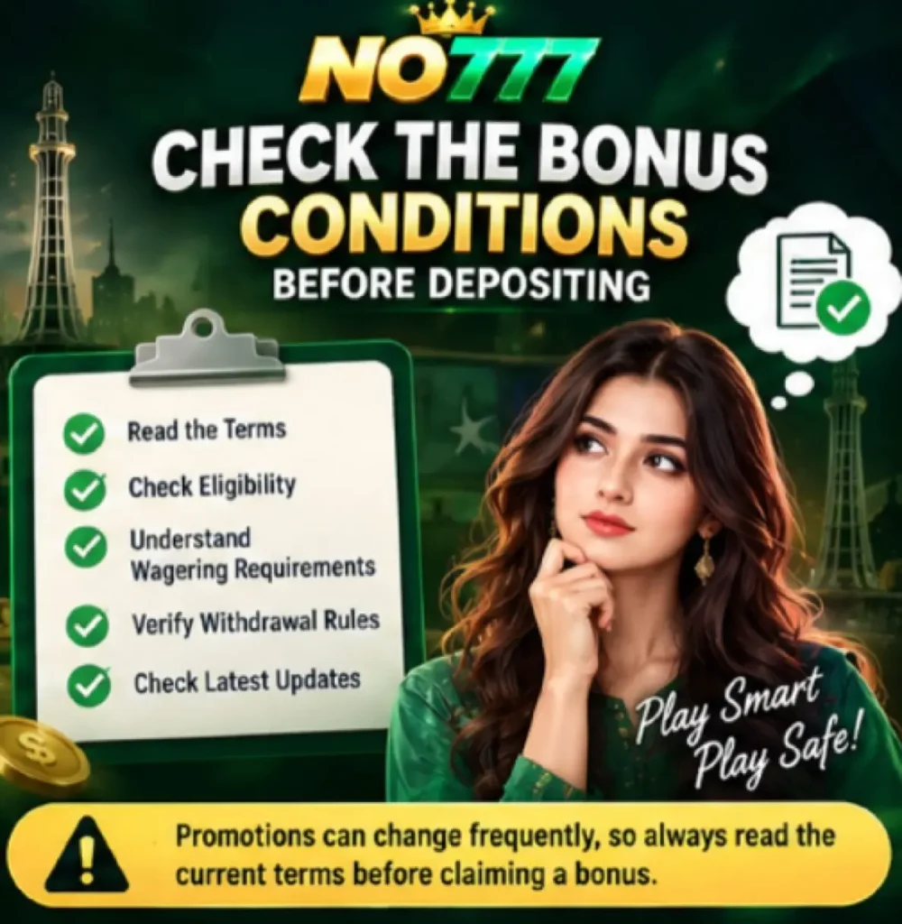 Check the Bonus Conditions Before Depositing